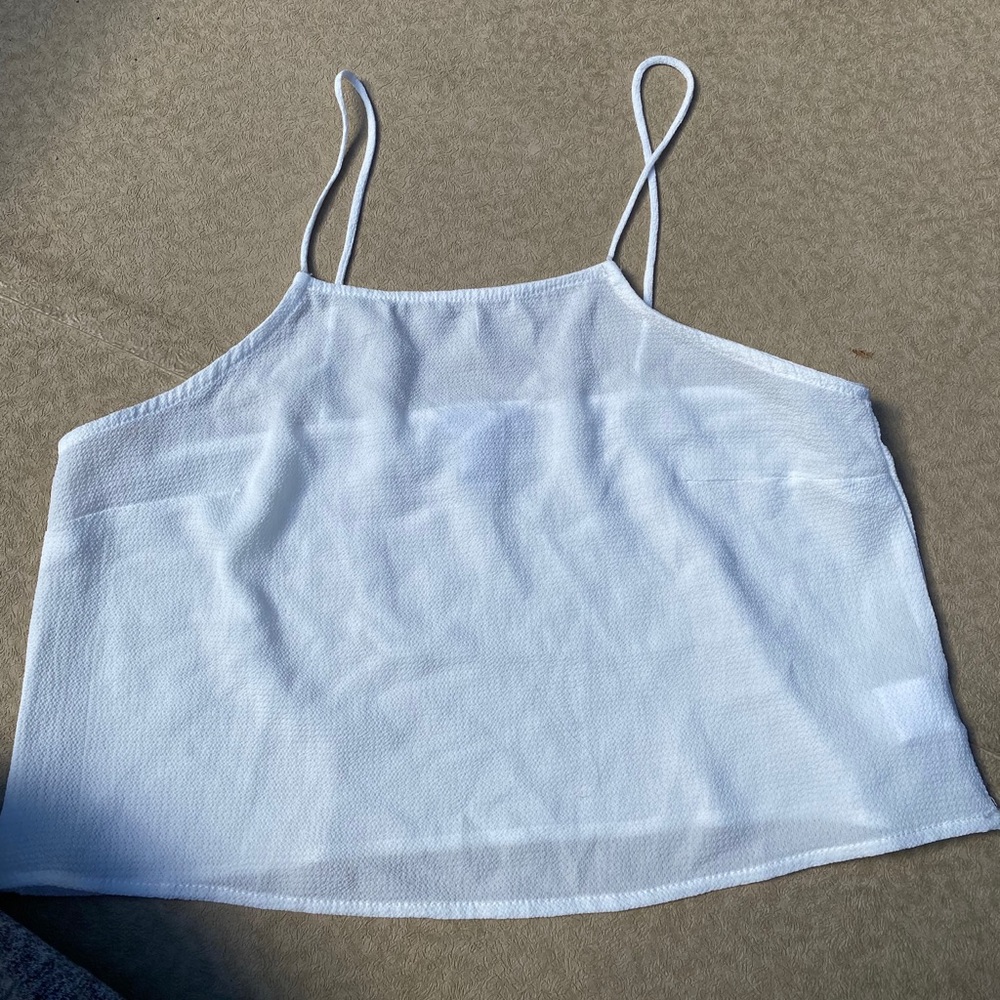 white cami top